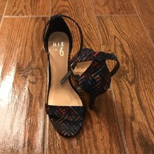 Multi-colored Mix 6 Strappy Sandal